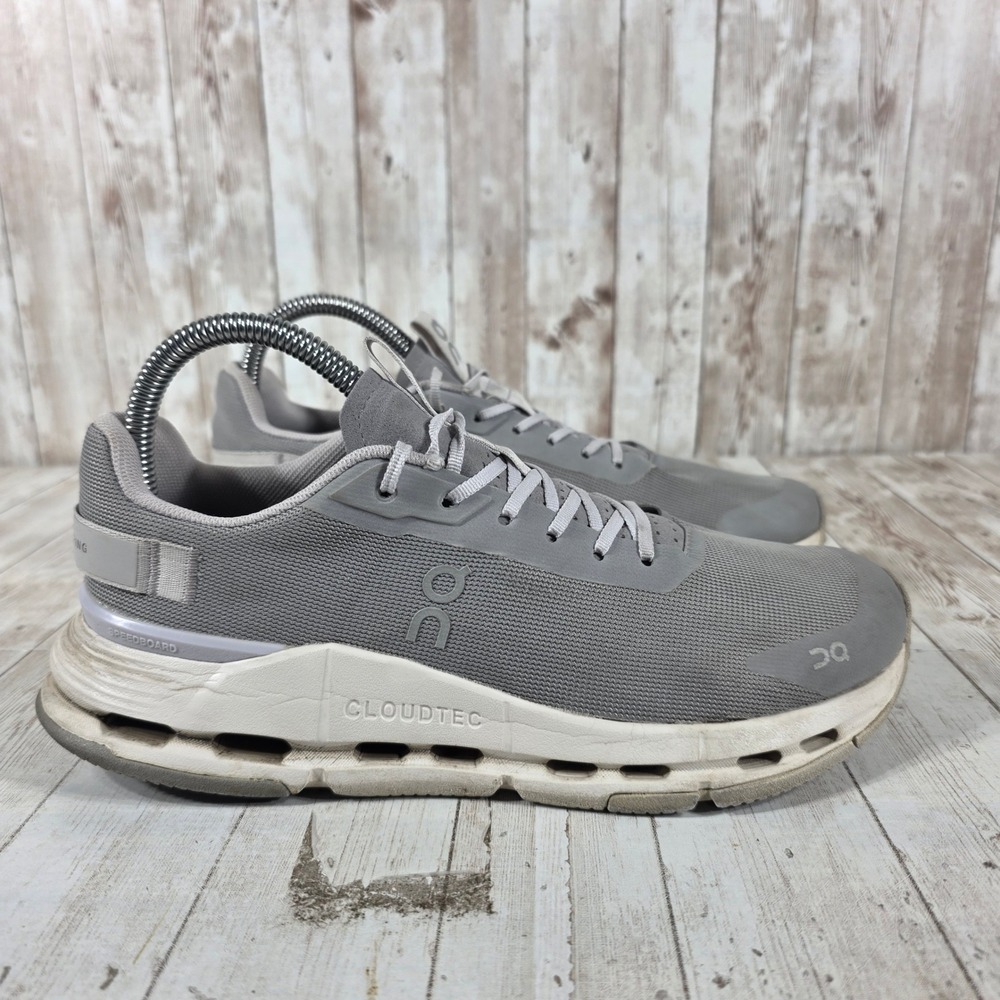 On Running Cloudgo Gray Alloy Womens 7.5 Running‎ Shoes 3WE30173242 CloudTec